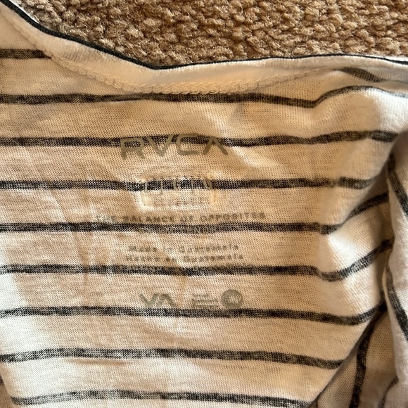 RVCA Low Back Striped High Neck Tank - Picture 4 of 4